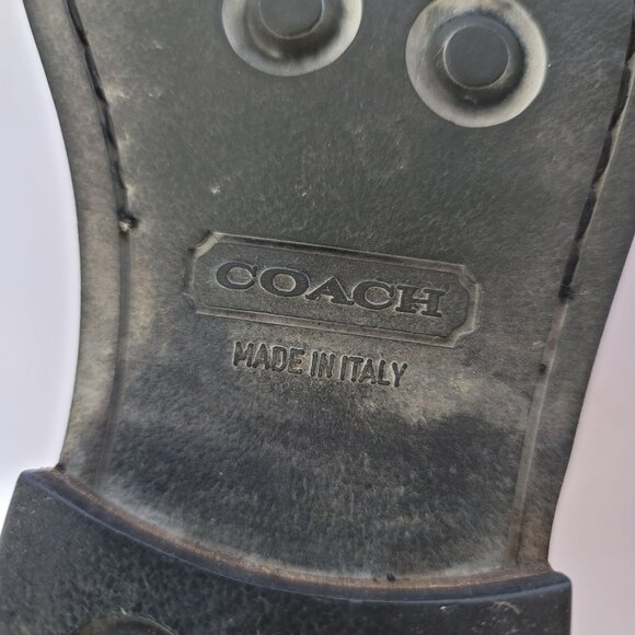 Coach Women's Leather Cap Toe Lace-Up Combat Ankle Boots. Size 5.5M - Picture 12 of 14